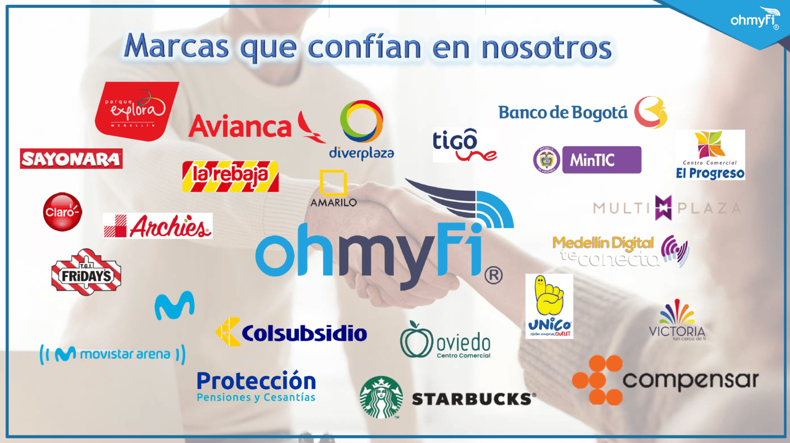 Marcas que confian en ohmyFi