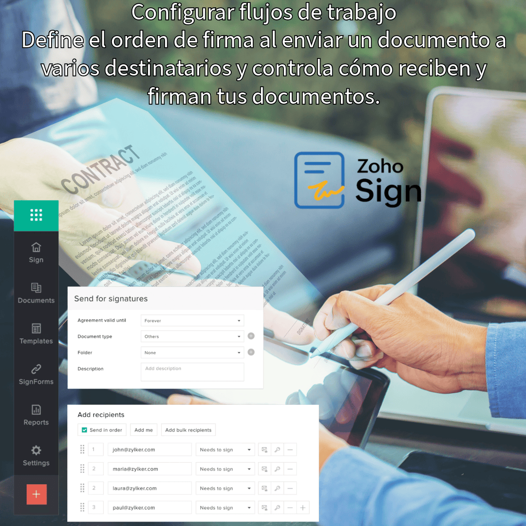 Zoho Sign Workflow